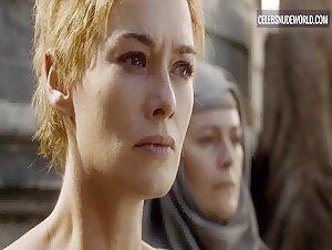 Lena Headey, Rebecca Van Cleave butt, Nude scene in Game of Thrones (2011-2019) 1