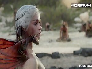 Emilia Clarke Nude, breasts scene in Game of Thrones (2011-2019) 18