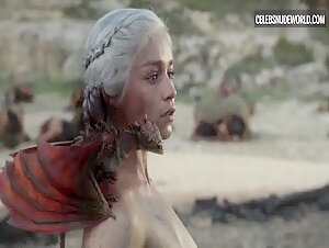 Emilia Clarke Nude, breasts scene in Game of Thrones (2011-2019) 20
