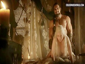 Emilia Clarke breasts, Nude scene in Game of Thrones (2011-2019)