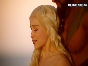Emilia Clarke Nude, breasts scene in Game of Thrones (2011-2019) 18