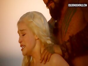 Emilia Clarke Nude, breasts scene in Game of Thrones (2011-2019) 19