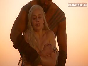 Emilia Clarke Nude, breasts scene in Game of Thrones (2011-2019) 6