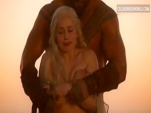 Emilia Clarke Nude, breasts scene in Game of Thrones (2011-2019) 8