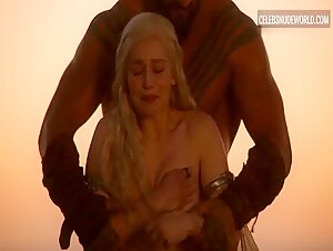 Emilia Clarke Nude, breasts scene in Game of Thrones (2011-2019) 9