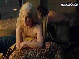 Emilia Clarke Sexy, Blonde scene in Game of Thrones (2011-2019) 15