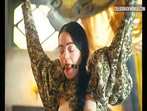 Emma Stone bush, breasts scene in Poor Things (2023) 2