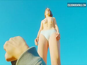 Olivia Hytha, Amanda Fronckowiak breasts, underwear scene in Let's Both Try (2025) 1