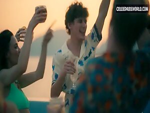 Aimée-Lou Wood, Charlotte Le Bon Sexy, bikini scene in The White Lotus (2021-2025) 12