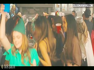 Mika Abdalla Cleavage, Dancing scene in Off Campus (2026) 17