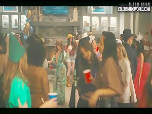 Mika Abdalla Cleavage, Dancing scene in Off Campus (2026) 2