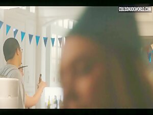 Mika Abdalla Cleavage, Dancing scene in Off Campus (2026) 20