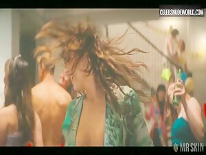 Mika Abdalla Cleavage, Dancing scene in Off Campus (2026) 7