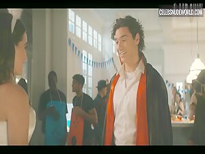 Ella Bright Cleavage, Corset scene in Off Campus (2026) 10