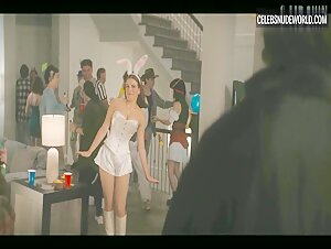 Ella Bright Cleavage, Corset scene in Off Campus (2026) 3