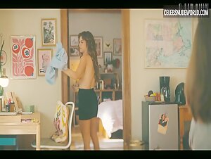 Mika Abdalla underwear, breasts scene in Off Campus (2026) 6
