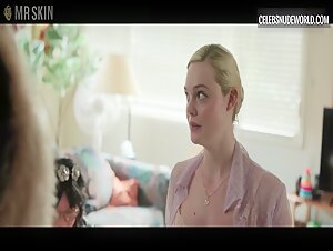 Elle Fanning breasts, prosthetic scene in Margo's Got Money Troubles (2026) 7