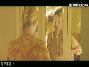 Elle Fanning Nude, prosthetic scene in Margo's Got Money Troubles (2026)