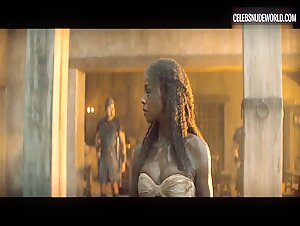 Tenika Davis underwear, Sexy scene in Spartacus: House of Ashur (2025)
