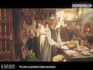Daniella Reyes breasts, bush scene in One Hundred Years of Solitude (2024)